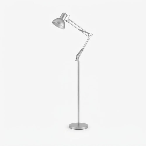 Adjustable Folding Floor Lamp with Articulated Arm