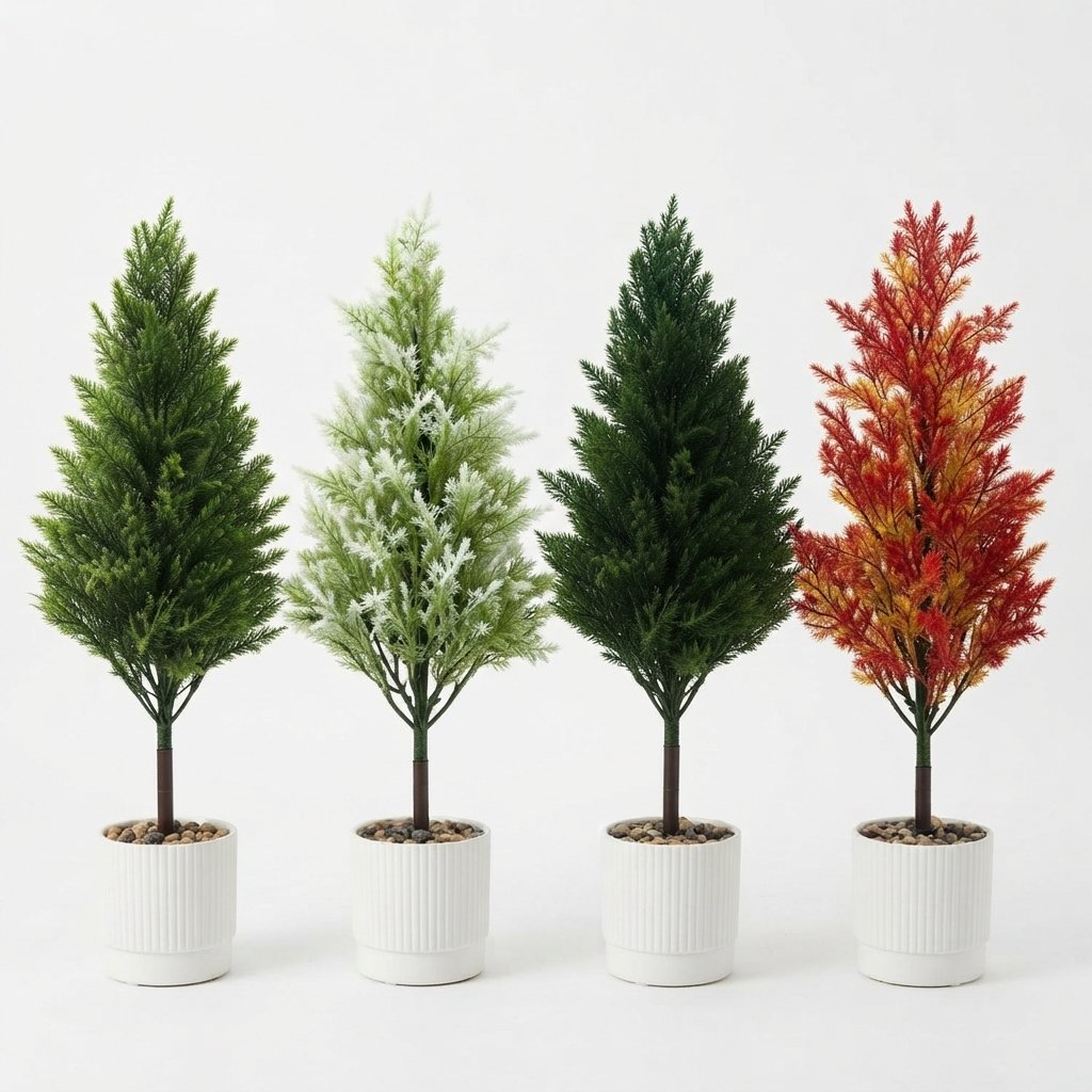 Artificial Outdoor Christmas Tree with Realistic Foliage