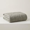 Botanique Leaf Quilted Bedspread in Sage, Double/King