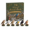 British Birds Advent Calendar with 24 Collectible Figurines