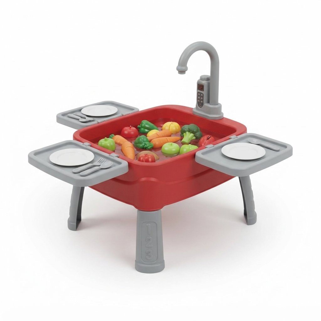 Children's Water Activity Table with Working Tap