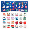 Christmas Advent Calendar with 24 Collectible Plush Figures