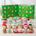 Christmas Advent Calendar with 24 Plush Figures