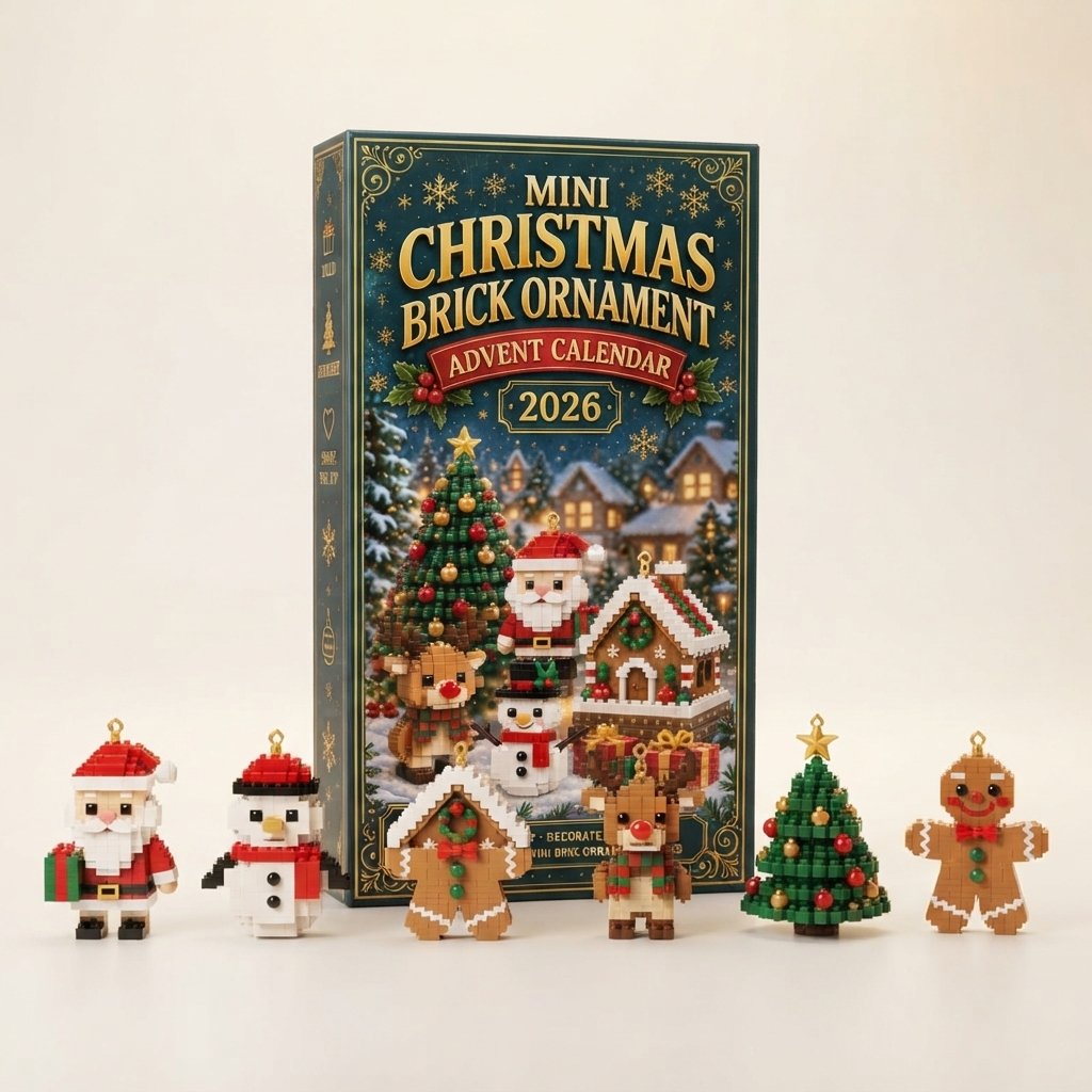 Christmas Brick Ornament Advent Calendar – 24 Mini Builds