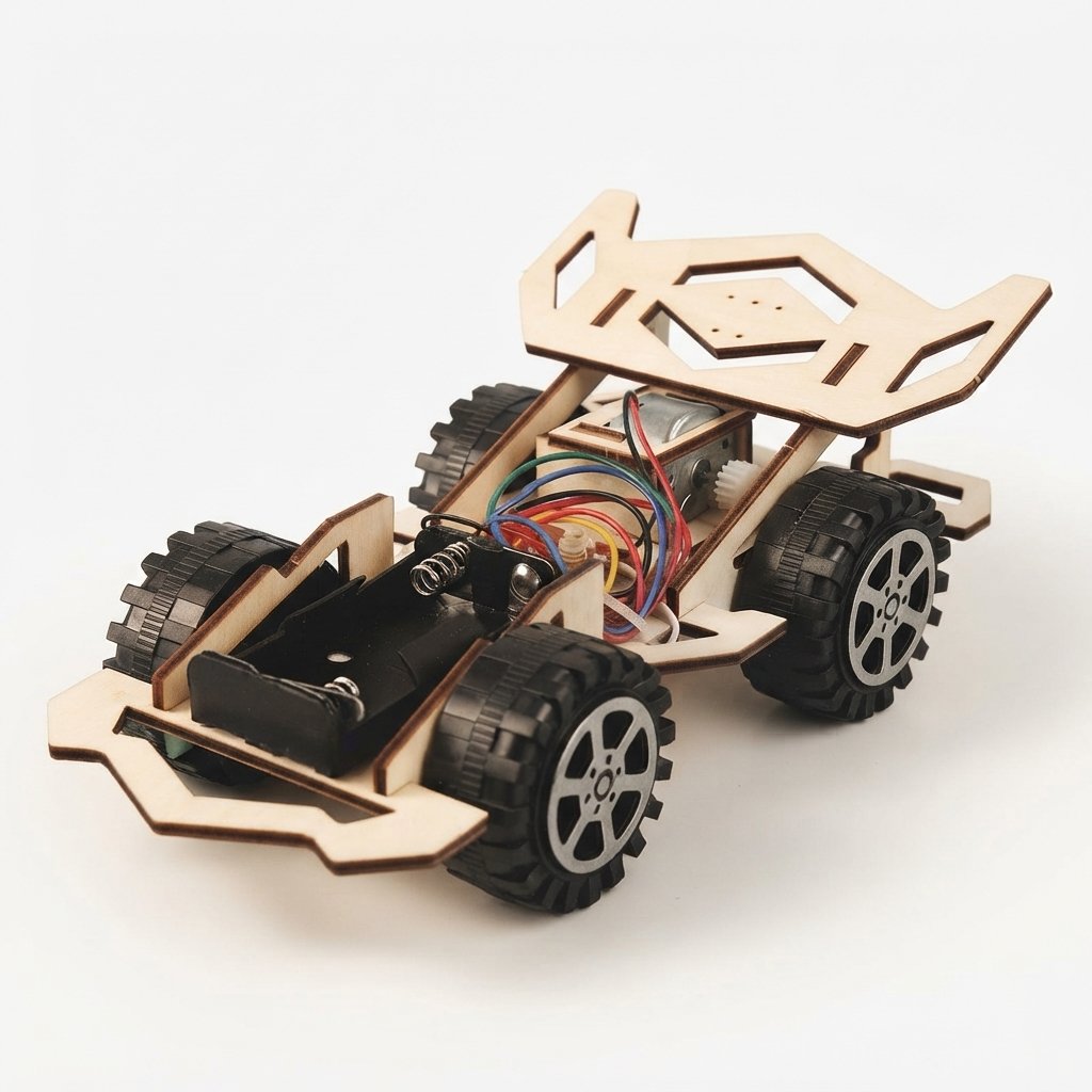 DIY Wooden Remote Control Car Kit for Kids