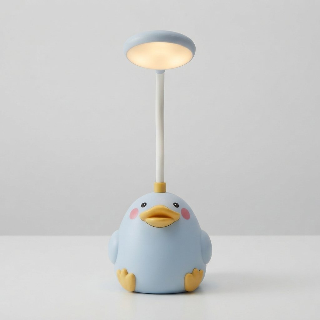 Duck LED Desk Lamp for Children with Flexible Neck