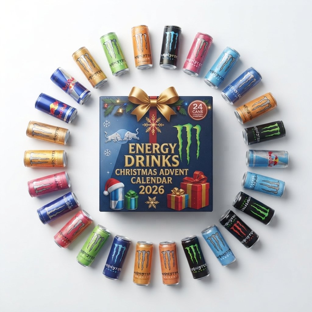 Energy Drink Advent Calendar – 24 Miniature Cans