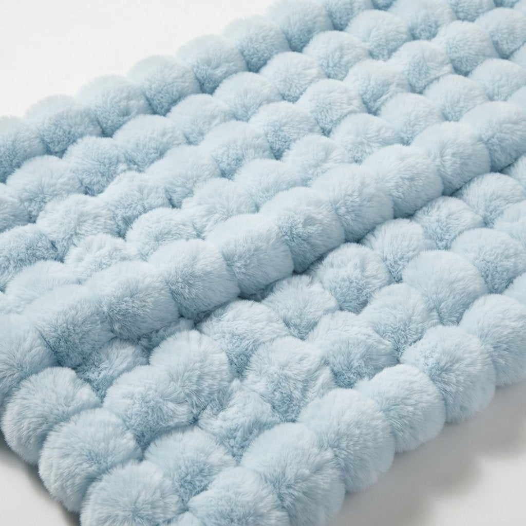 Faux Fur Throw Blanket, Double-Lined, All-Season