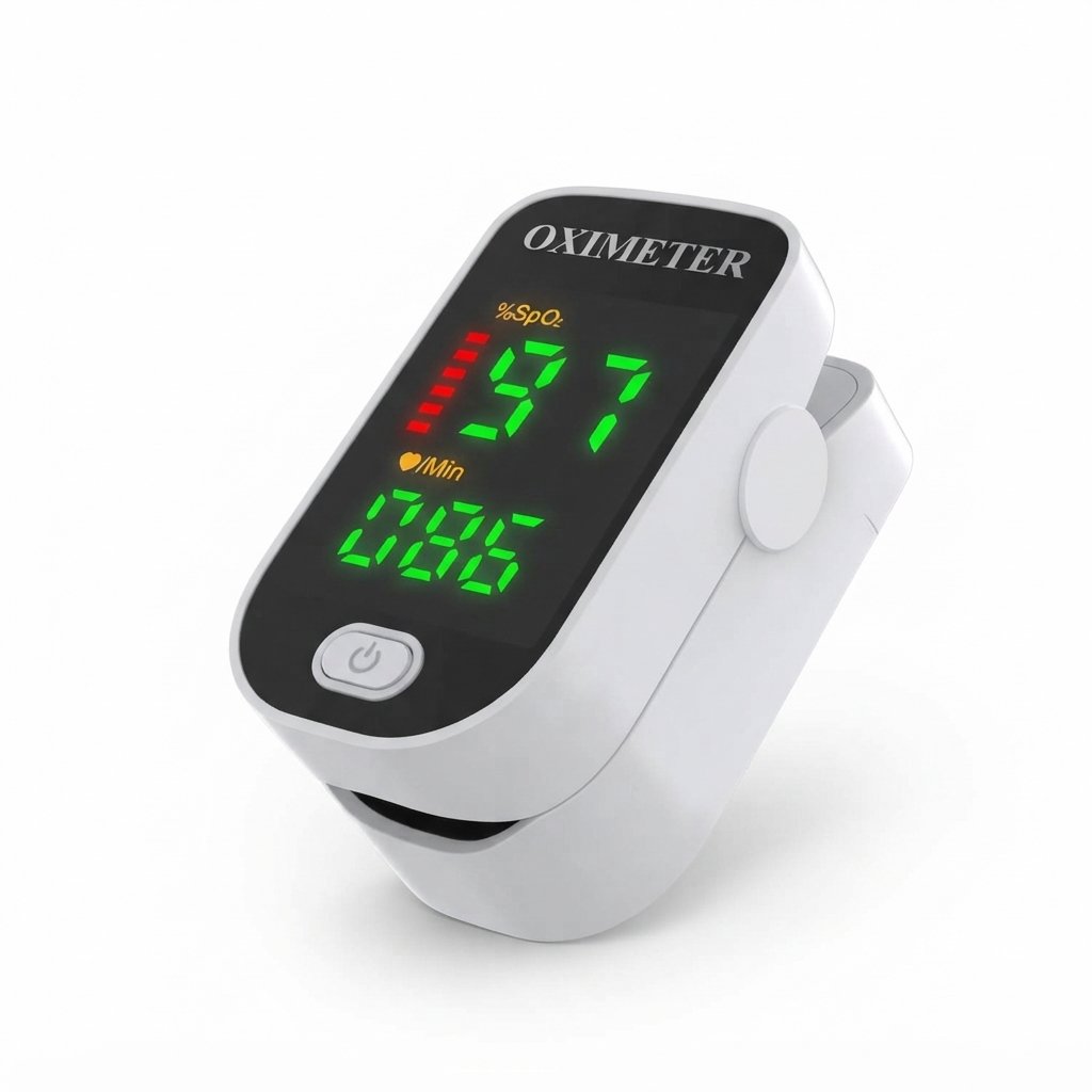 Fingertip Pulse Oximeter – SpO2 & Heart Rate Monitor