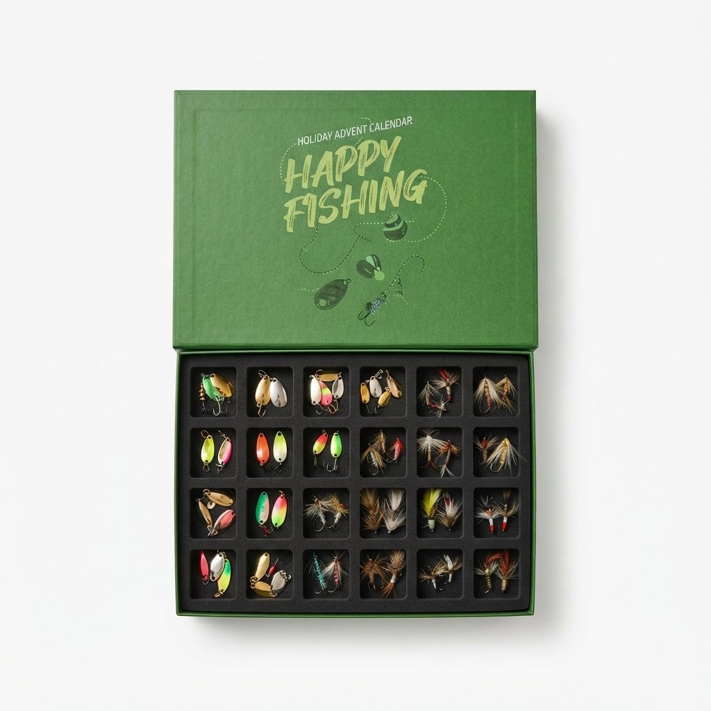 Fishing Lure Advent Calendar – 24-Day Gift Set