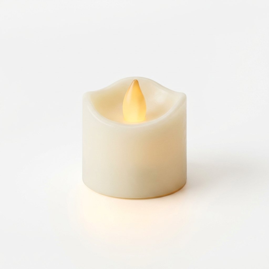 Flameless LED Tea Light Candles with Warm Glow – Set for Home and Event Decoration