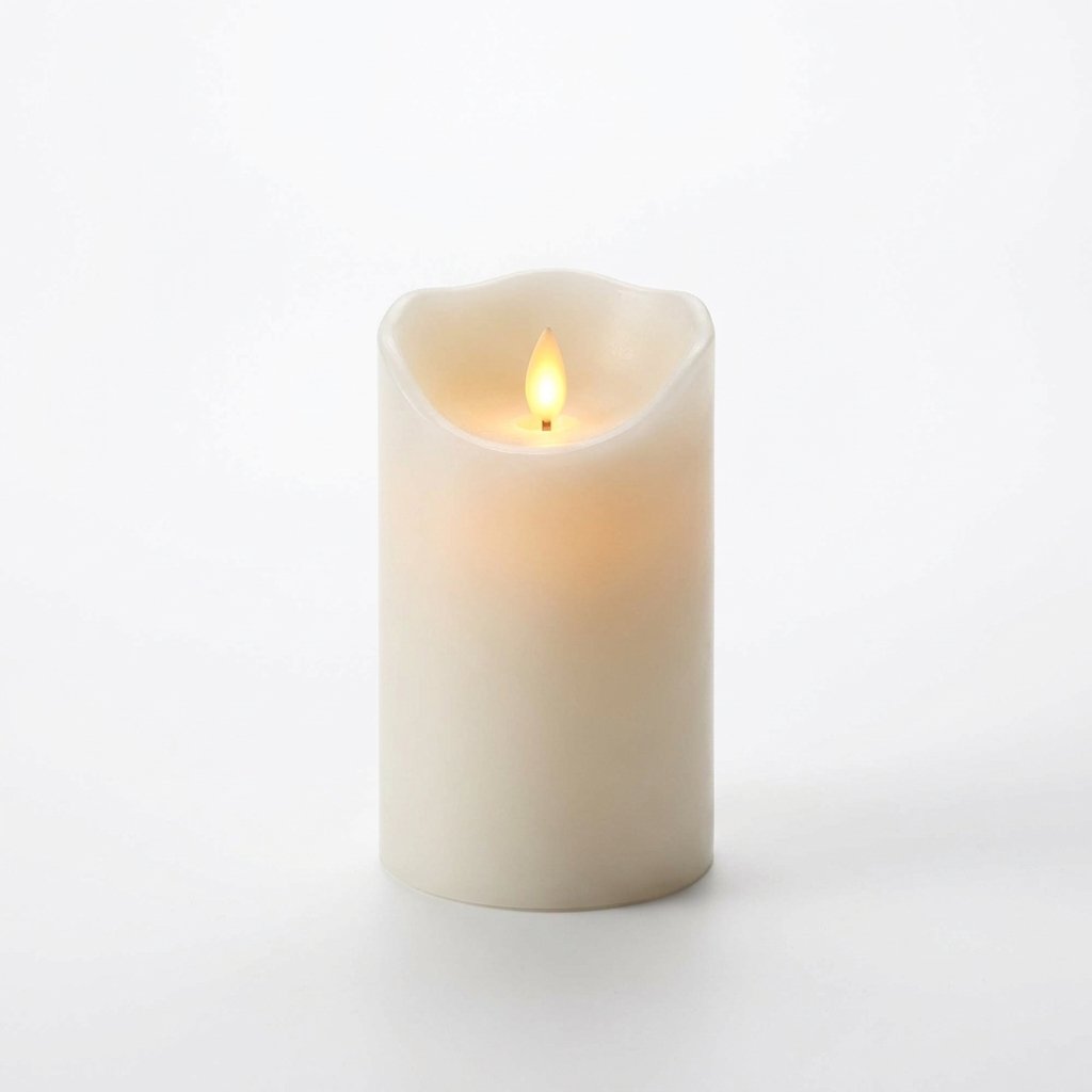 Flickering LED Flameless Candles, Battery Operated Tealights and Pillar Candles for Indoor Decoration and Parties