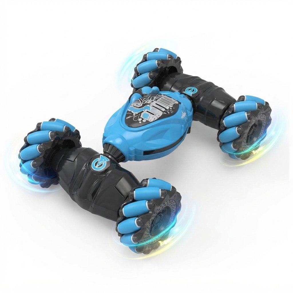 Gesture Control Stunt RC Car with LED Lights
