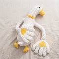 Goose Plush Toy with Vibrating Comfort Hand