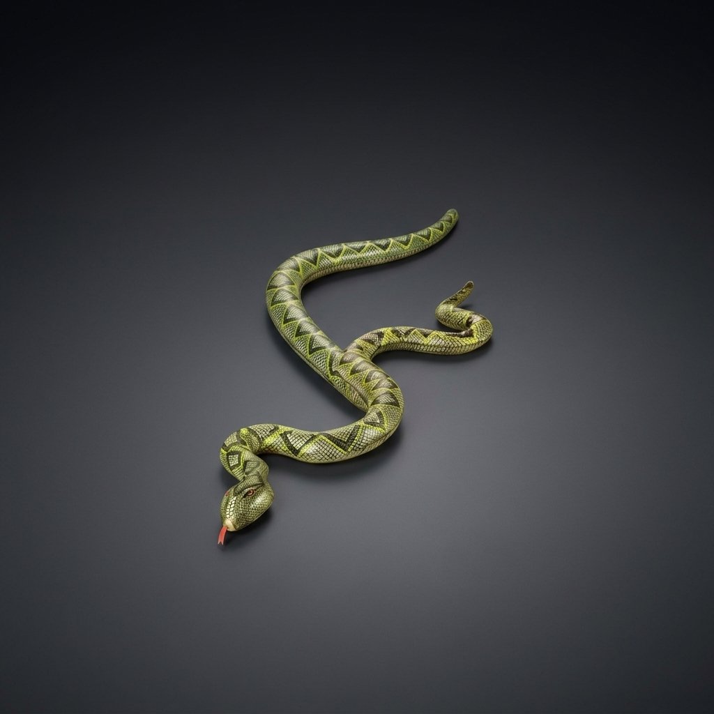 Halloween Inflatable Snake Decoration for Garden, Porch and Haunted House Displays