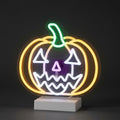 Halloween Pumpkin Jack-o'-Lantern LED Neon Light – USB Indoor Decoration