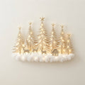 Illuminated 3D Winter Forest Wall Decoration with LED Lights