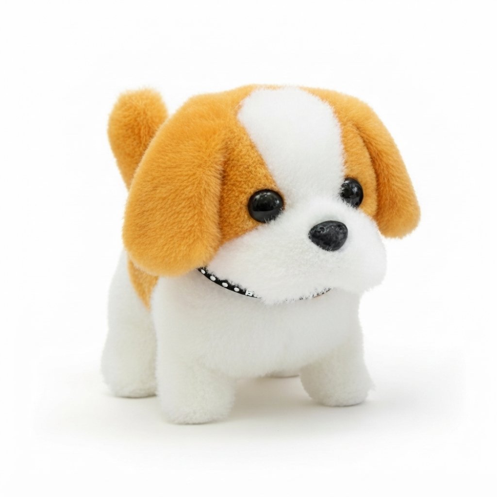 Interactive Robot Puppy Toy – Walking & Barking Plush Dog