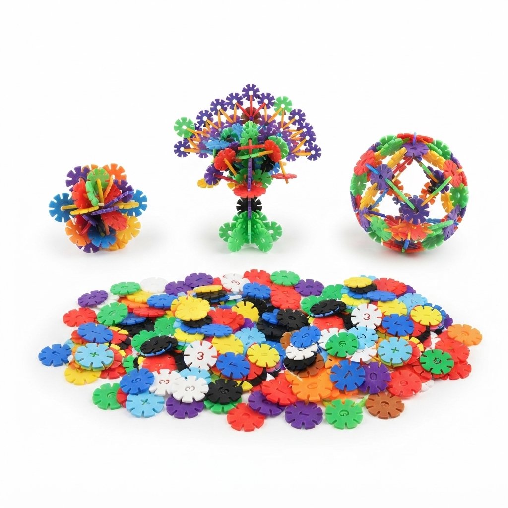Interlocking Building Discs – Colourful Creative Play Set