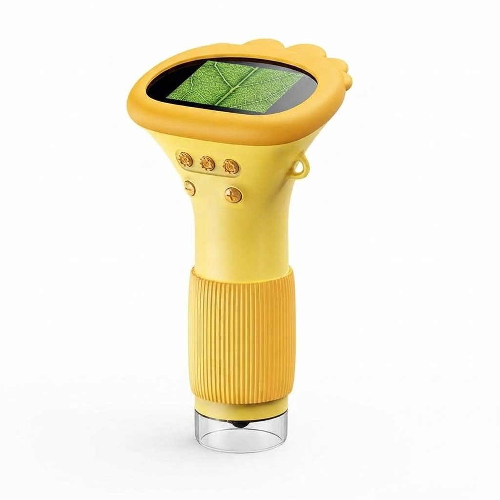 Kids' Digital Microscope with IPS Colour Display, 1000X
