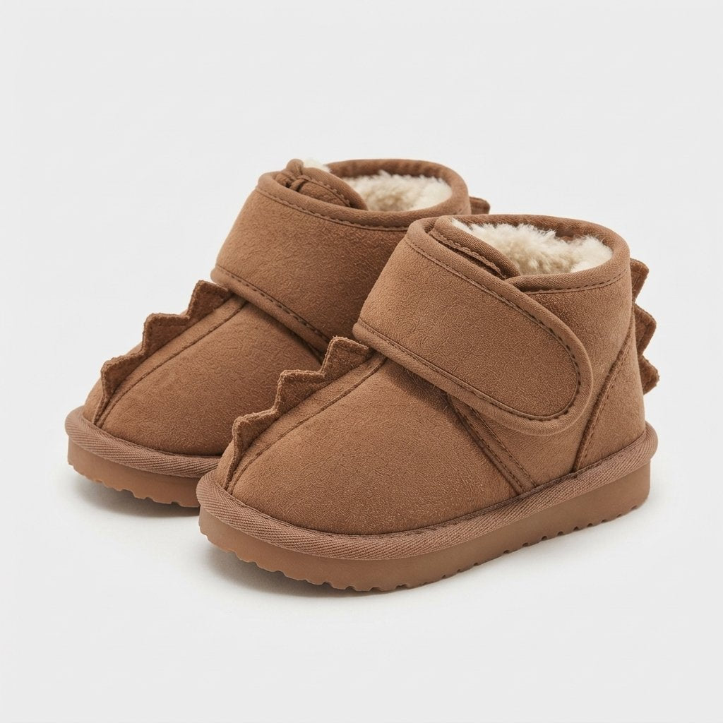 Kids' Dinosaur Snow Boots with Insulated Lining