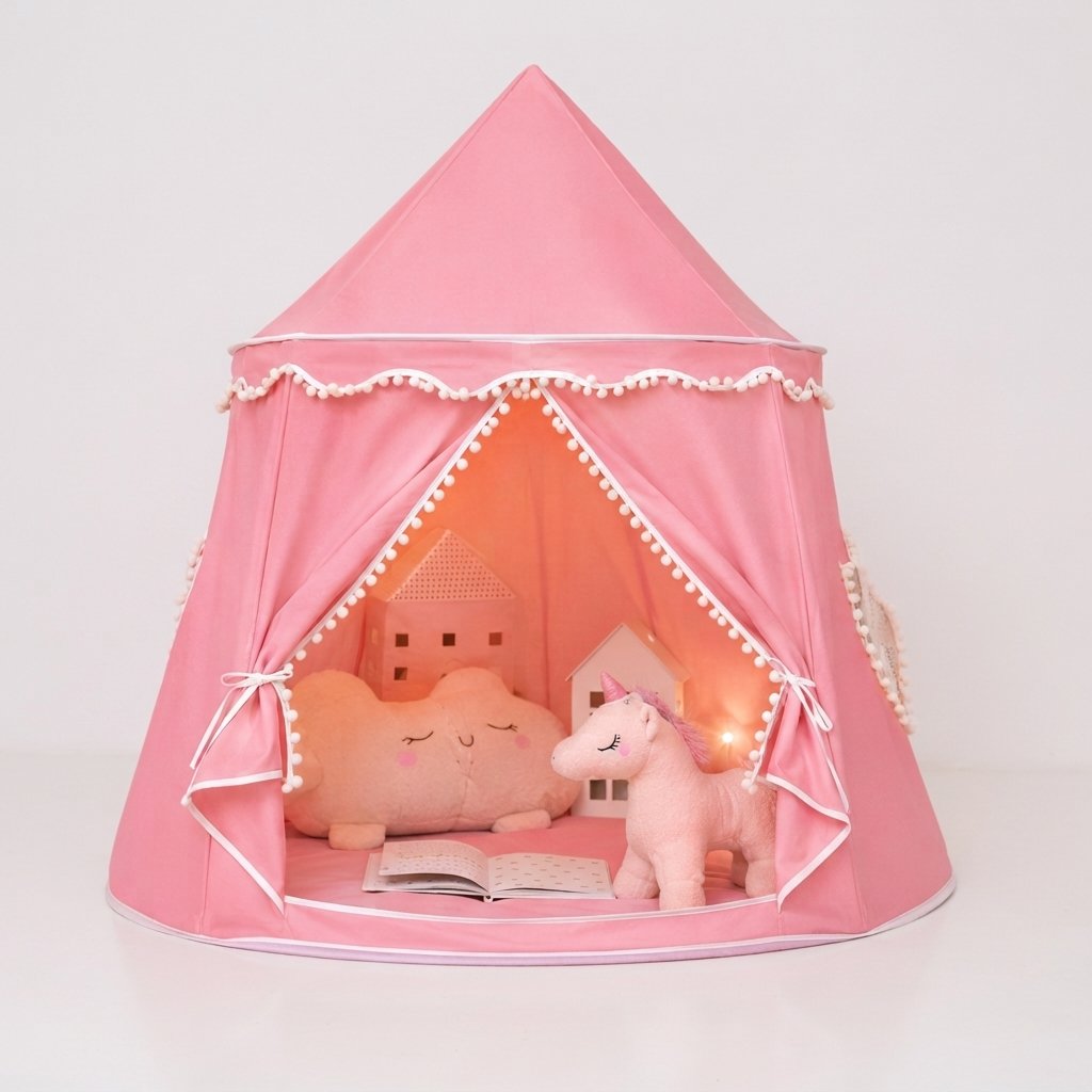 Kids Indoor Play Tent – Princess Castle Teepee