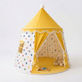 Kids Indoor Play Tent with Yellow Star Design