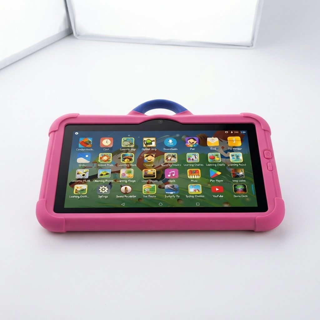 Kids Learning Tablet 7 inch with Shockproof Case, 64GB
