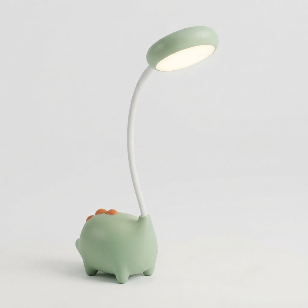 Kids' LED Dinosaur Desk Lamp, Rechargeable & Dimmable