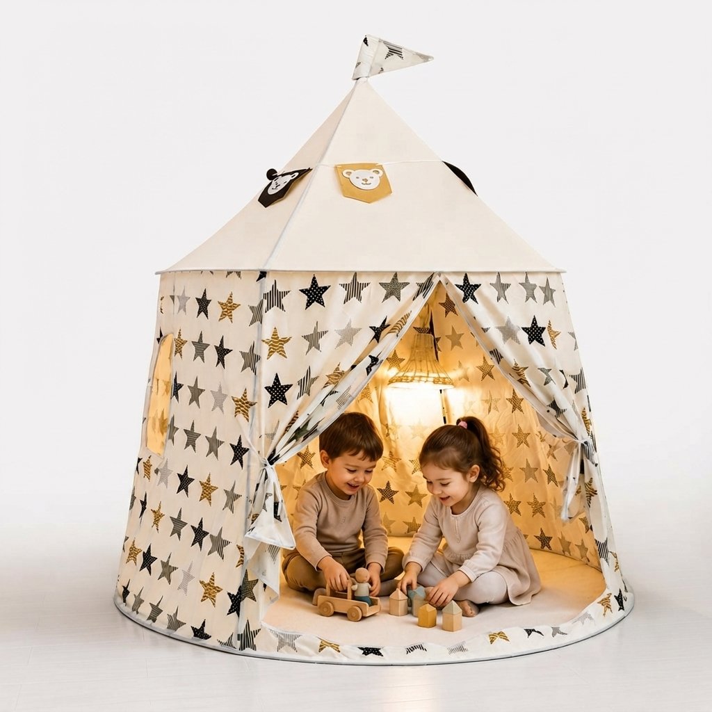 Kids Star Pattern Indoor Play Tent for Toddlers