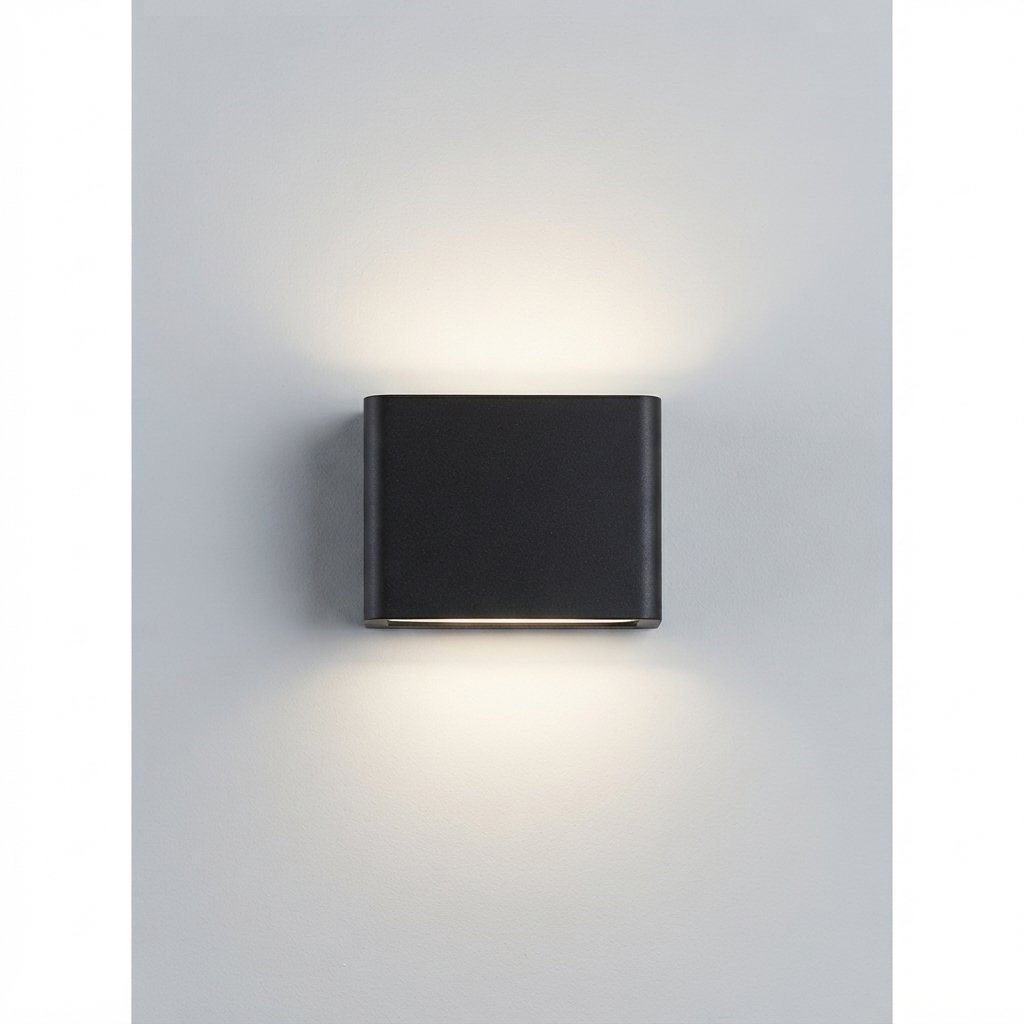 LED Up-Down Wall Light, Indoor & Outdoor, Black or White