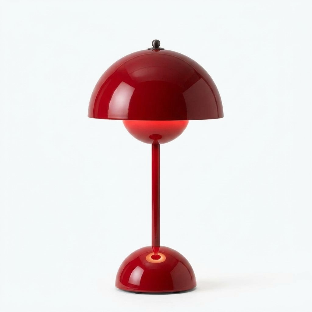 Mushroom Table Lamp, Cordless Rechargeable LED