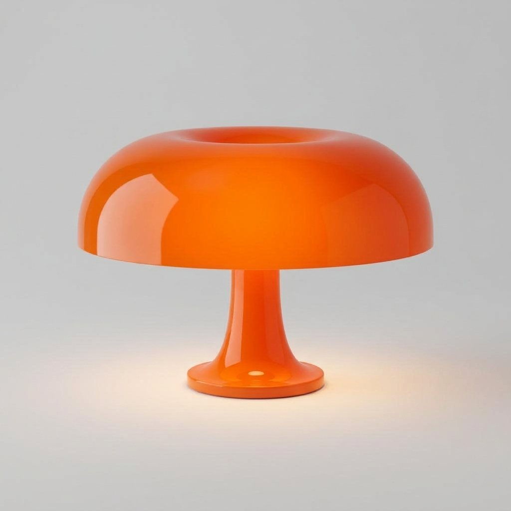 Mushroom Table Lamp, Dome Shade, Two Sizes