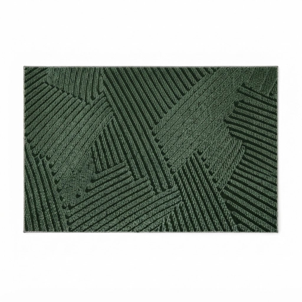 Non-Slip Door Mat with Textured Pattern, Indoor & Outdoor