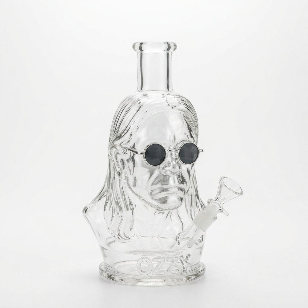 Rock Icon Bust Borosilicate Glass Water Pipe – Collector Piece