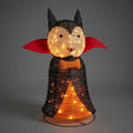 Pop-Up Foldable Illuminated Vampire Halloween Decoration with 80 Orange LEDs, 100 cm