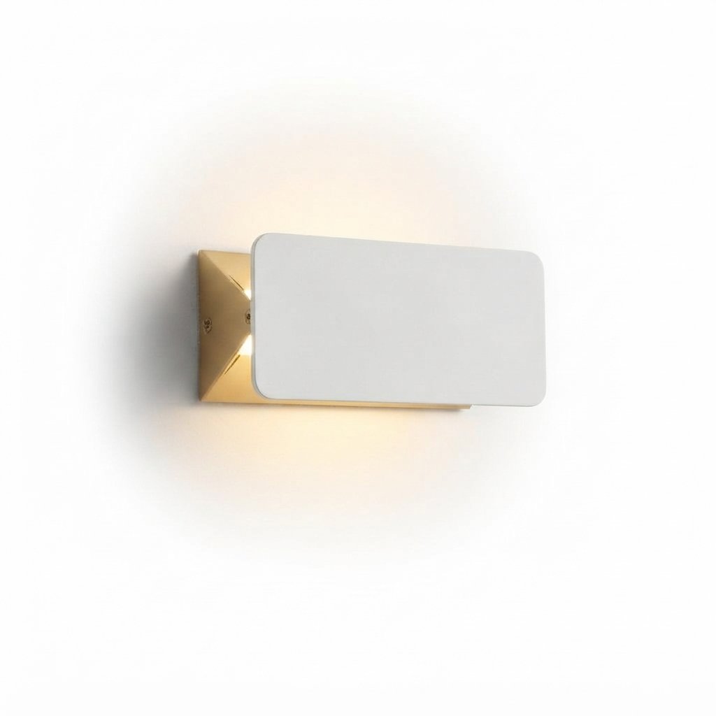 Rotatable LED Wall Light, Metal & Acrylic, Warm or Cool