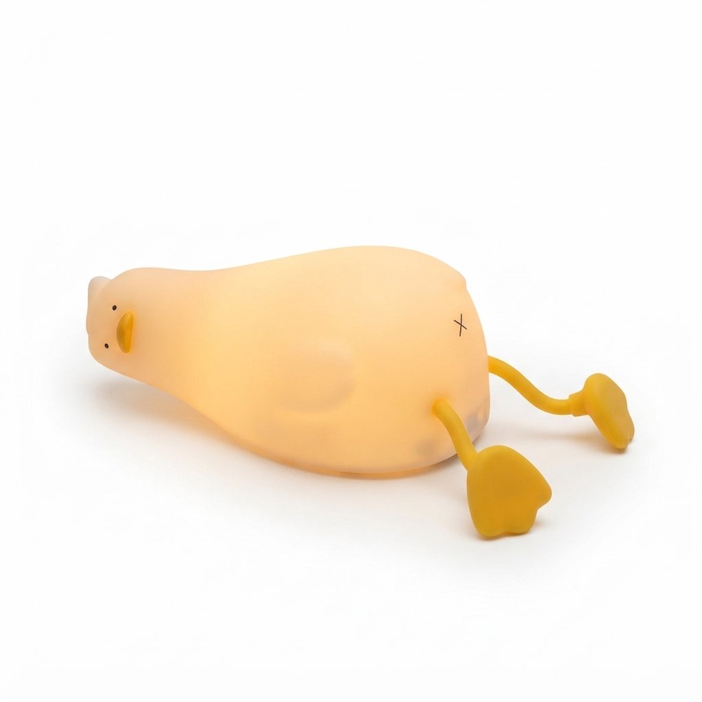 Sleeping Duck Silicone Night Light with Warm Glow