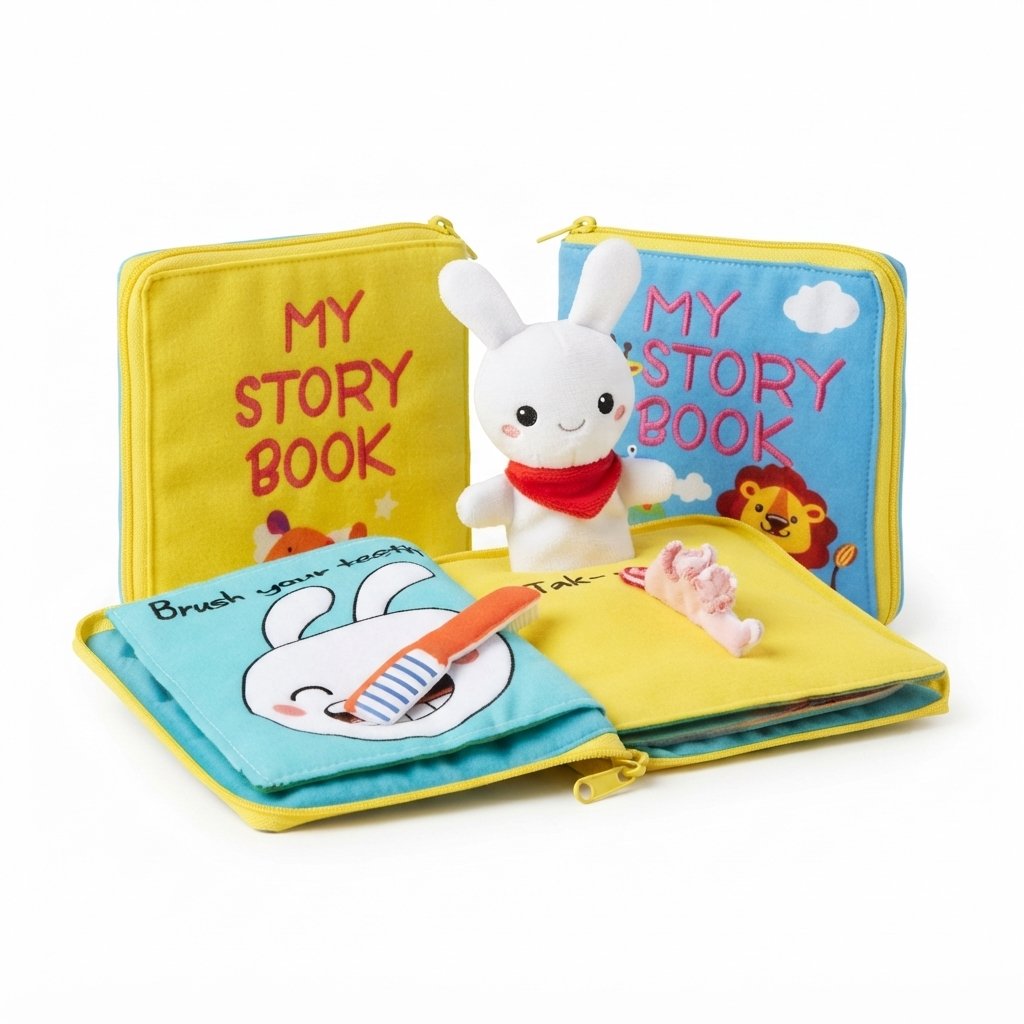 Soft Cloth Activity Book for Babies and Toddlers
