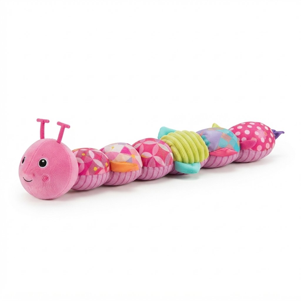 Soft Musical Caterpillar Rattle Toy for Babies