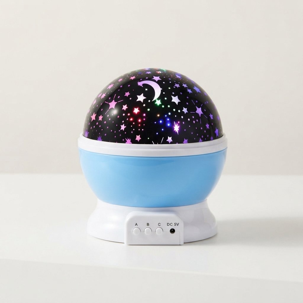Star Projector Night Light with Rotating LED Colours