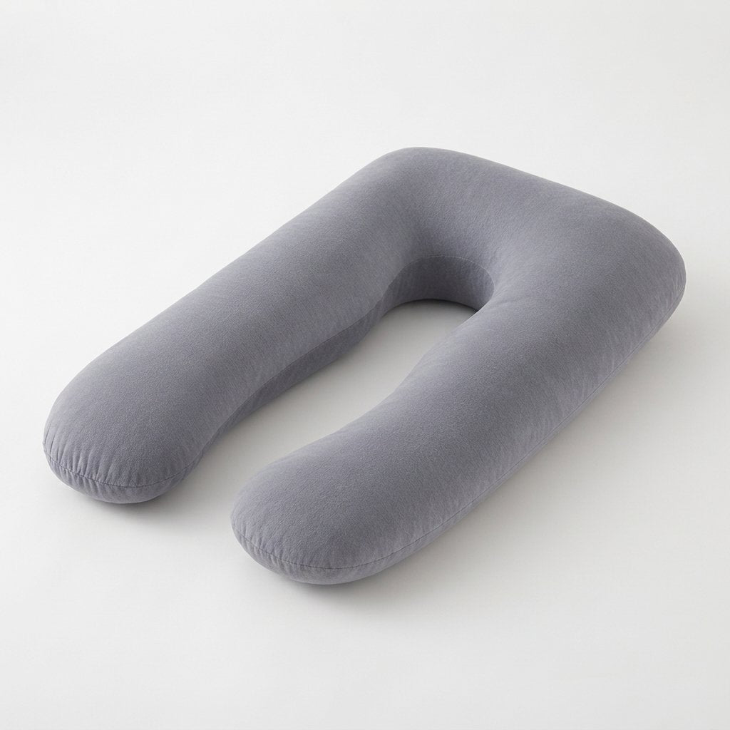 U-Shaped Pregnancy Pillow with Cotton Cover & Microfibre Fill