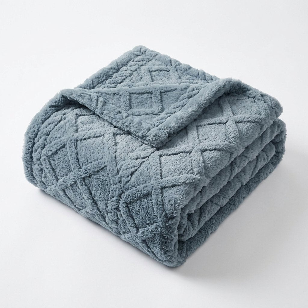 Velvet Throw Blanket, soft single-layer fleece