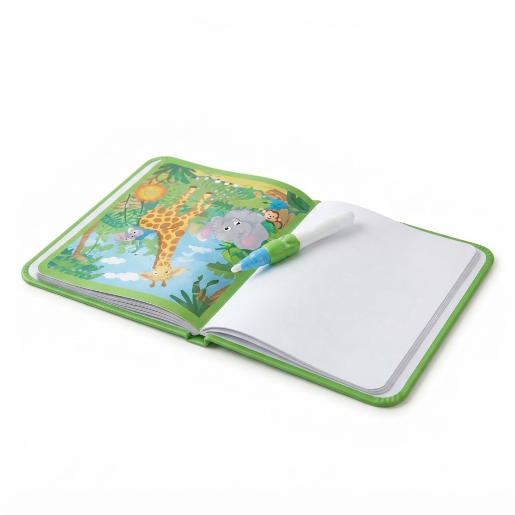 Water Painting Book for Kids – Mess-Free Reusable Colouring