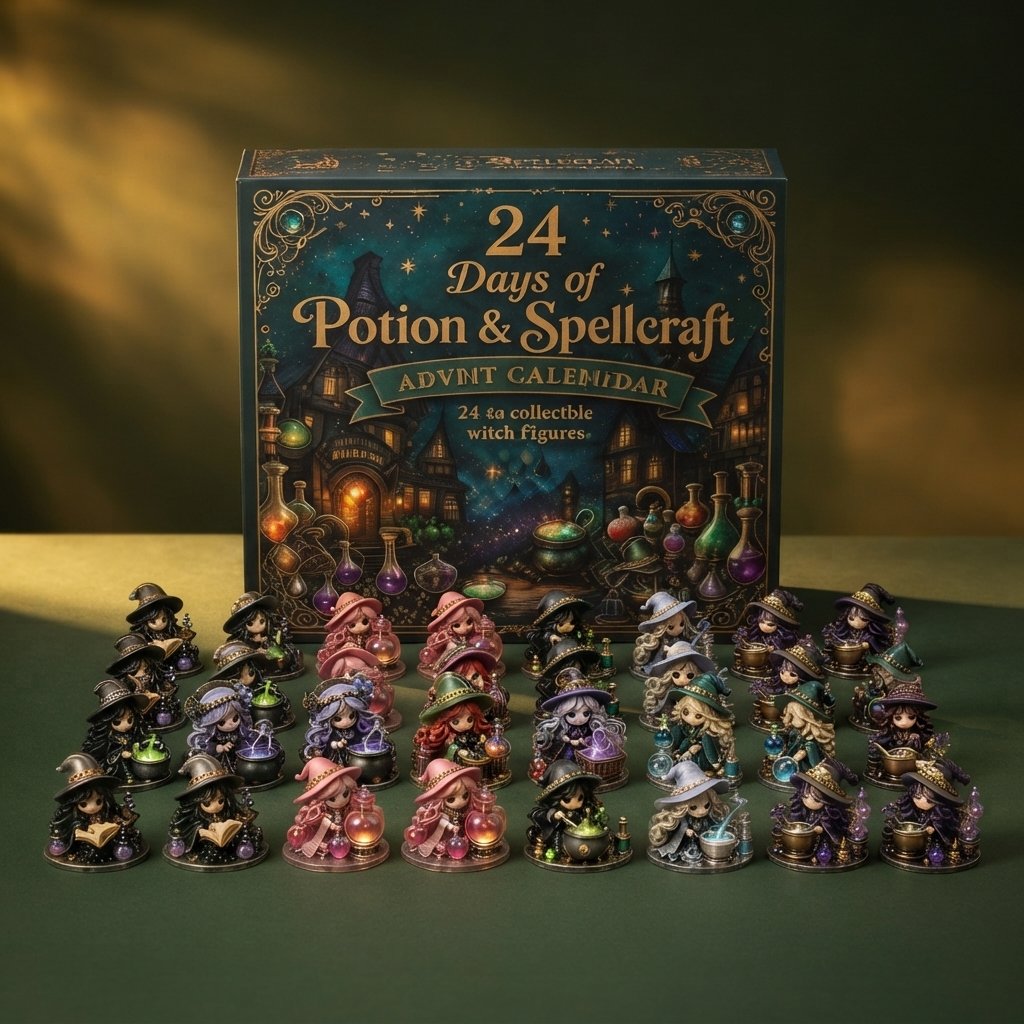 Witch Figures Advent Calendar – 24 Collectible Figurines