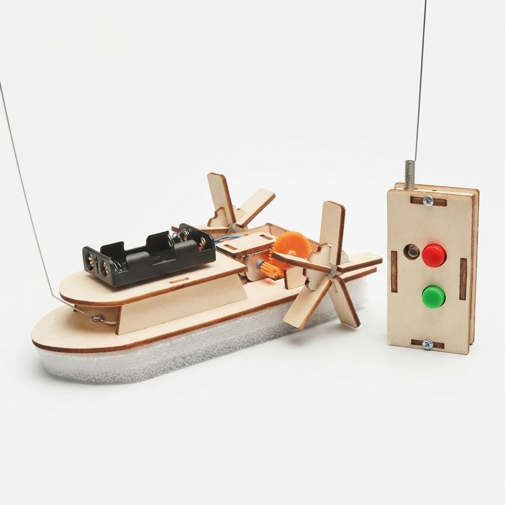 Wooden DIY Science Construction Kit – Electric Boat & More