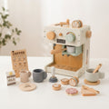 Wooden Kids Coffee Maker Play Set with Accessories
