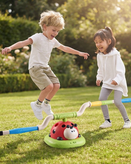 3-in-1 Active Play Set – Stomp Rocket, Ring Toss & Skip