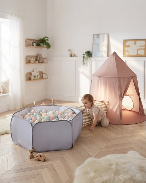3-Piece Pop-Up Play Set – Tent, Tunnel & Ball Pit