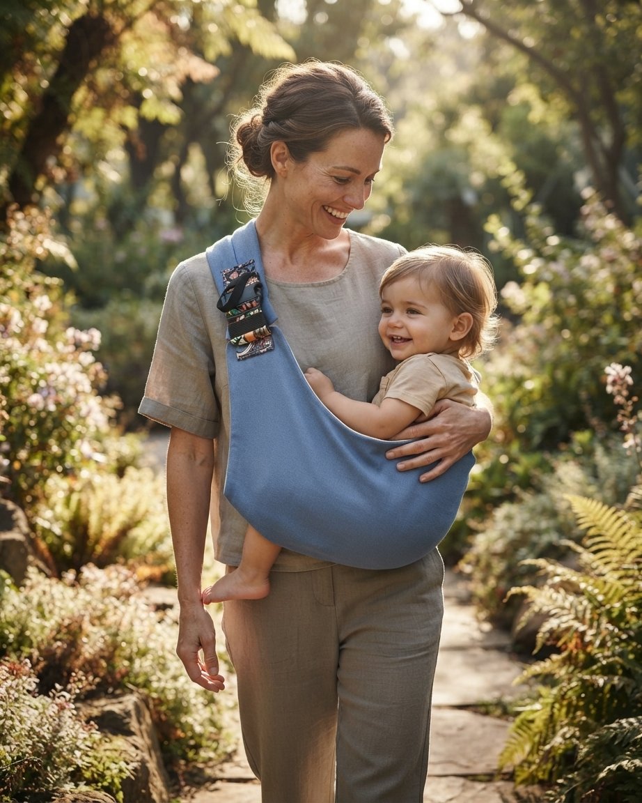 Adjustable Baby Sling Carrier – Lightweight & Breathable